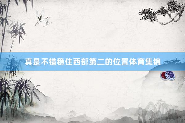 真是不错稳住西部第二的位置体育集锦