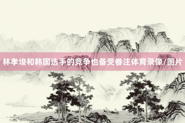 林孝埈和韩国选手的竞争也备受眷注体育录像/图片