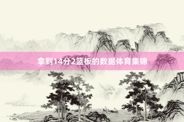拿到14分2篮板的数据体育集锦