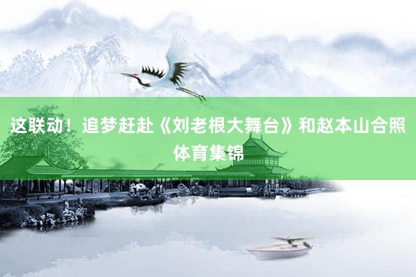 这联动！追梦赶赴《刘老根大舞台》和赵本山合照体育集锦