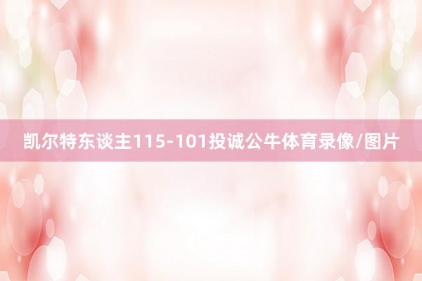 凯尔特东谈主115-101投诚公牛体育录像/图片
