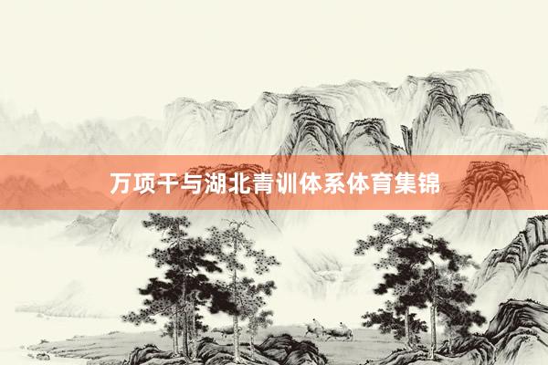 万项干与湖北青训体系体育集锦