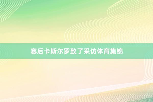 赛后卡斯尔罗致了采访体育集锦