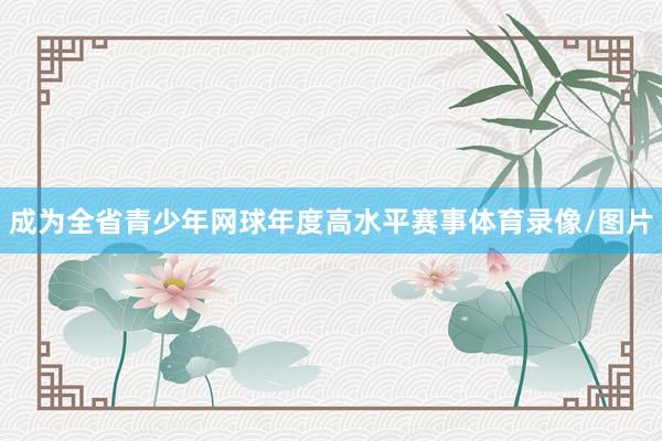 成为全省青少年网球年度高水平赛事体育录像/图片