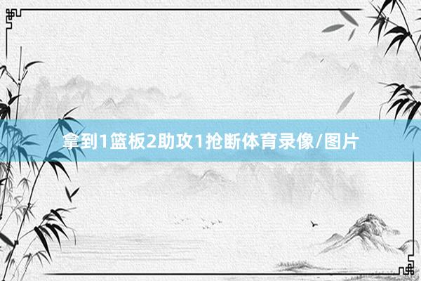 拿到1篮板2助攻1抢断体育录像/图片