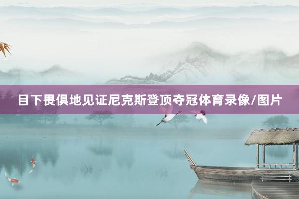 目下畏俱地见证尼克斯登顶夺冠体育录像/图片