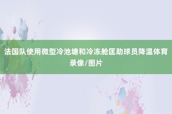 法国队使用微型冷池塘和冷冻舱匡助球员降温体育录像/图片